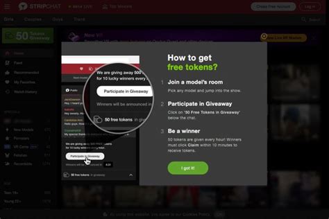 stripchat free tokens|Stripchat App Hack 2024: How To Get Free Tokens on Stripchat .